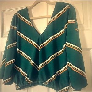 *SOLD* Express One Eleven bell sleeve top Size S